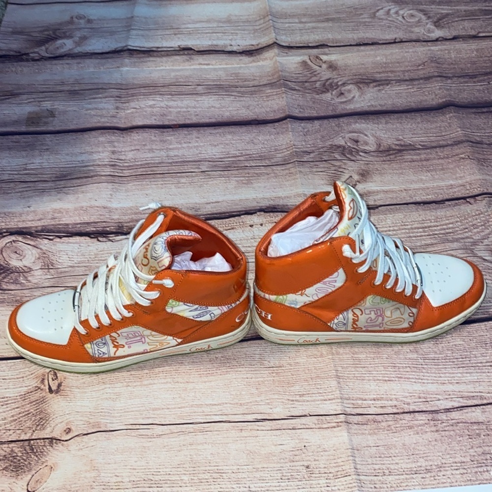 Coach Norra High Top Graffiti Sneakers - Picture 9 of 12